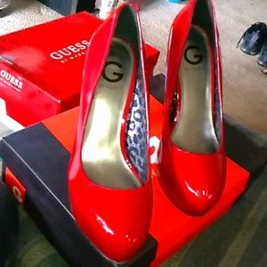 G by Guess platform heels in original box